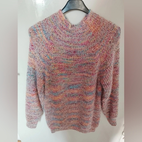 Multicolor Knit Women's Sweater - Picture 2 of 2
